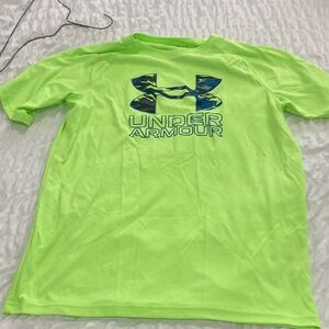 Under Armour Kids Bright Lime Tee